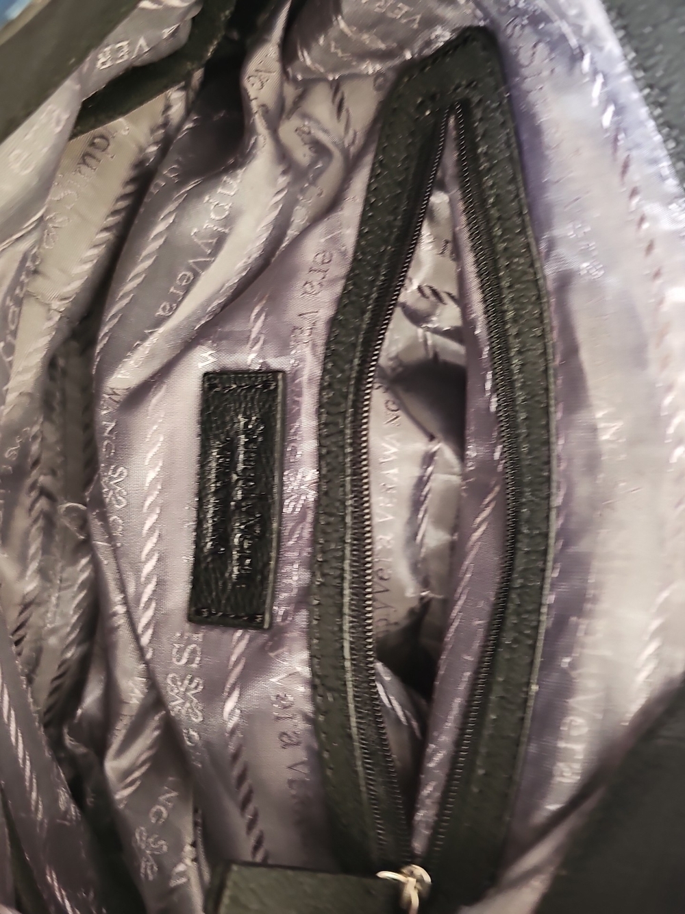 Simply Vera Vera Wang Blue Snakeskin-Effect Shoulder Bag with Chain Strap - Picture 3 of 4